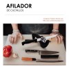 Lecute Afilador De Cuchillos Tijeras Cocina 3en1 Profesional Porta