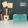 Westcott Cash Box Lockable (Compact, 15 cm) Turquoise | Lockable