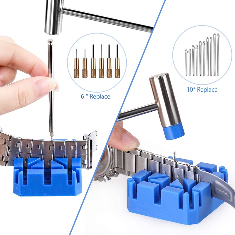 JOREST Watch Link Removal Tool Kit, Watch Band Tool for