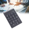 Wireless Number Pad BT5.0 Black 18 Keys Battery Powered Widely