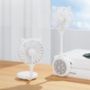 Portable Mini Fan, Creative Suction Cup Install Small Fan with