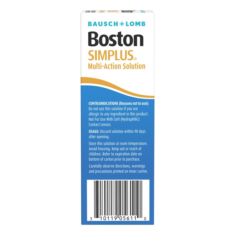 Boston Simplus Multi-Action Solution 2-in-1 RGP Lens Cleaner (2 x
