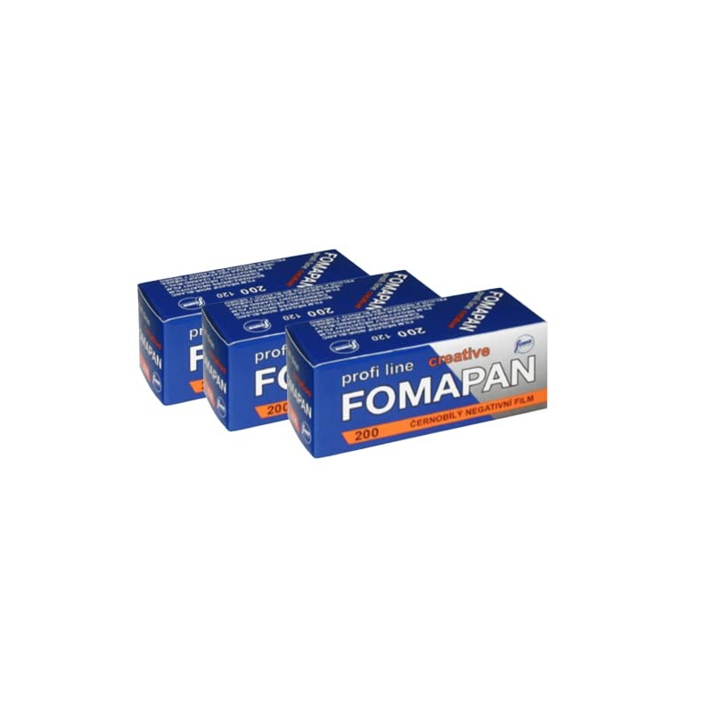 Foma Fomapan Creative 200 Roll Fim/Medium Format 120 Black/White Film