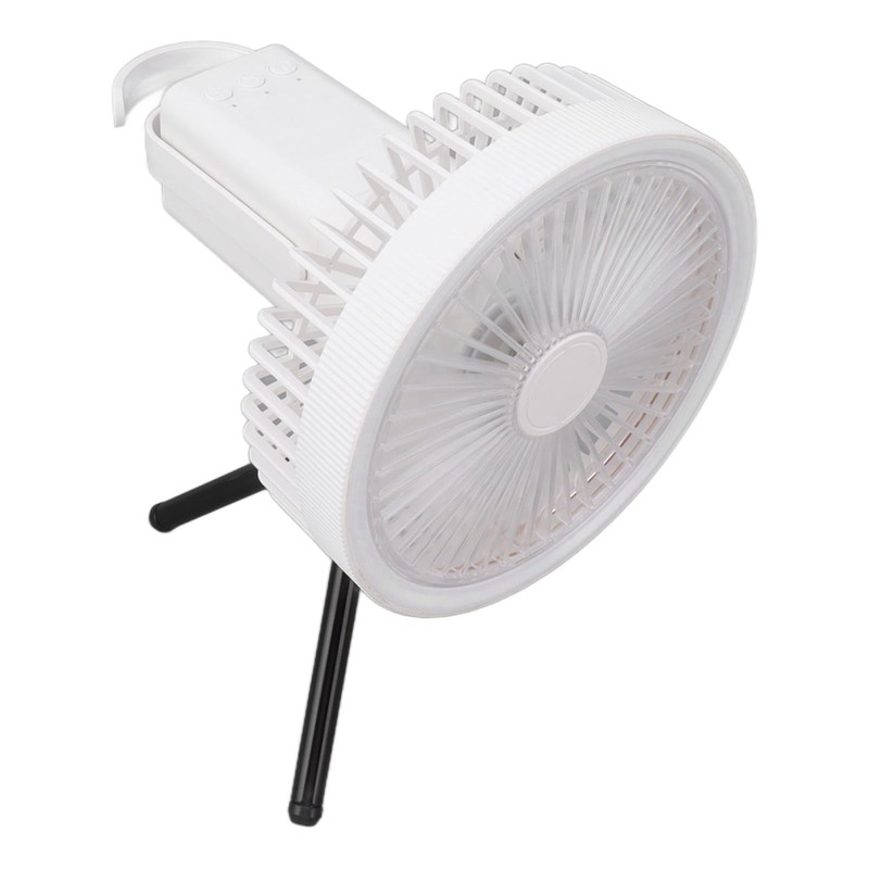 Tripod Stand Fan USB Rechargeable Retractable Portable Camping Fan Hanging