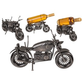 Motorcycle IV Metal Bottle Holder 30 x 17.5 cm