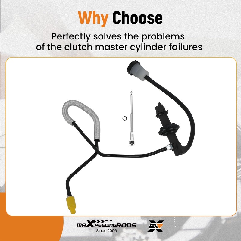 maXpeedingrods Pre-Filled Clutch Master Cylinder & Slave Cylinder Line Assembly