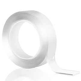 ALOHAO Double Sided Tape Heavy Duty, 1.18" x 10' Nano Tape, Double Sided Mounting Tape, Heavy Duty Tape for Walls, Wall Tape, Clear Adhesive Tape Picture Hanging Strips for Poster Photo Wall Décor