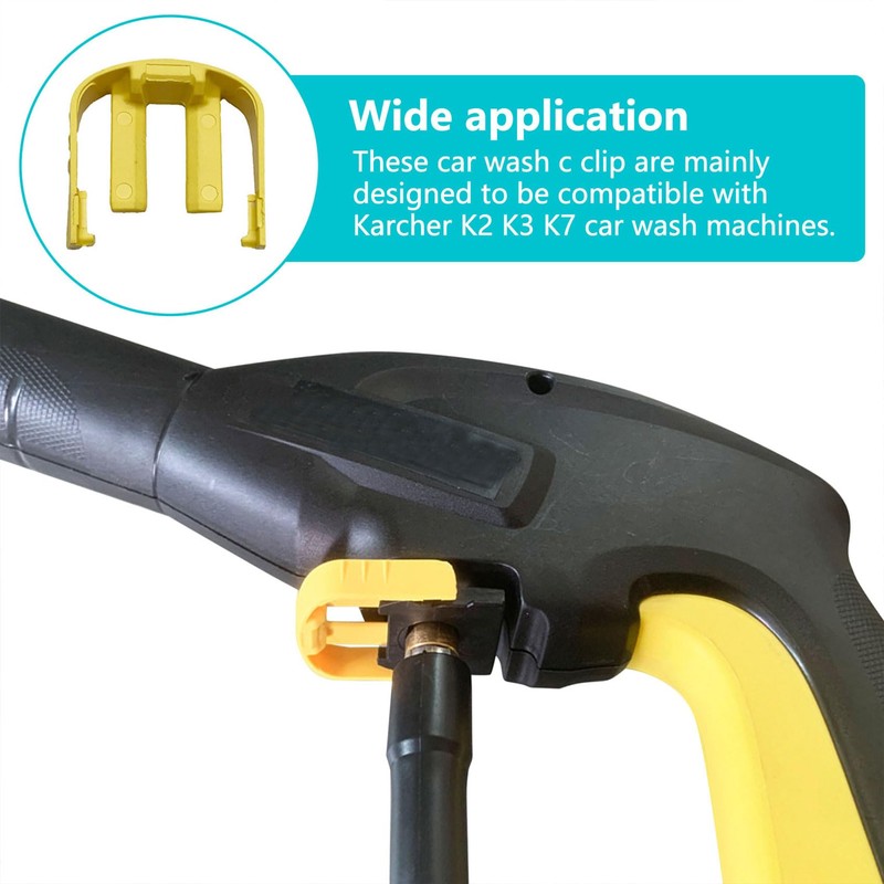 HAFRILY 4Pcs Pressure Power Washer C Clip for Karcher K2