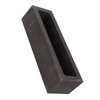 Graphite Ingot Mold 6.6lb Alchemy Capacity Rectangular Refining Graphite Casting