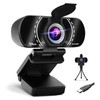 Akyta Web Camera for Laptop, 1080P Webcam with Noise-Canceling Microphone/Privacy