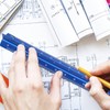 Kyuionty Metric Engineer Scale Ruler 12 Inch, Aluminum Laser-Etched Triangular