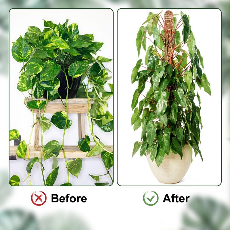 Moss Pole 4pcs 70cm Poles for Plants Bendable Plant Supports