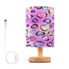 YETTASBIN Leopard Bedside Table Lamp, Small LED Desk Light USB