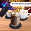 Coasters for Drinks, Silicone Coasters Set, Cup Mat - Deep