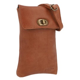 Gusti Elio Women's Leather Shoulder Bag Brown Leather, brown