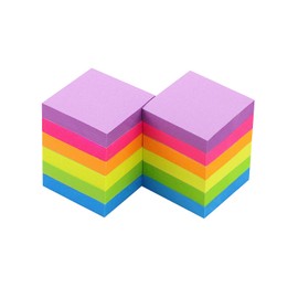 Early Buy 2x2 Sticky Notes with 6 Bright Color Self-Stick Notes 12 Pads/Pack, 100 Sheets/pad