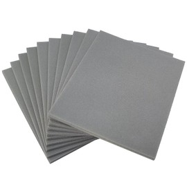 SACKORANGE 10 PCS 2000 Grit 4.5 x 5.5 Inch Sanding Sponge Set, Wet or Dry Hand Sanding Sponges Sheet, Flexible Soft Foam Sand Block for Drywall, Corner Contour, Metal Wood