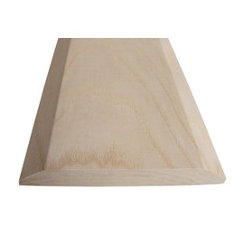 Style A- ASH - 3/4 inch Height -Solid Hardwood Interior Threshold -HBP (3 1/2' x 60")