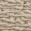 BYTIDE Brown Striped Luxury Faux Fur 60" x 80" Plush