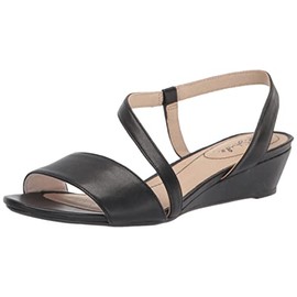 LifeStride Womens Yasmine Sandal Black Synthetic 9.5 M