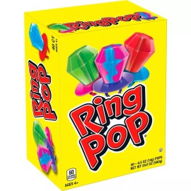 Topps Ring Pops, Variety, 40-count