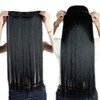 3/4 Full Head Clips in on Synthetic Hair Extensions Hairpieces