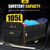 MIKKUPPA Car Trunk Organizer - 105L Collapsible Large Trunk Organizer