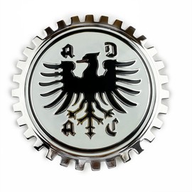 ADAC Automotive Car Club Auto Grill Badge Emblem for Trucks and Cars Black Eagle