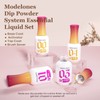 modelones Dip Powder Liquid Set 4+4 Pcs, Dip Powder System