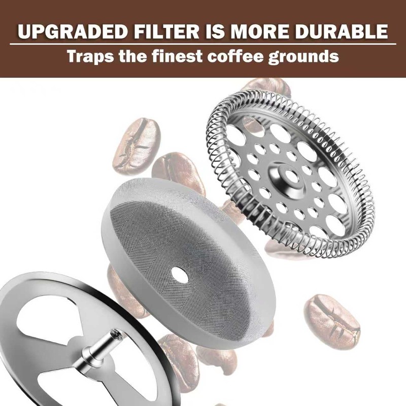 French Press Coffee Maker, Extra Large 61 oz (1.8L)