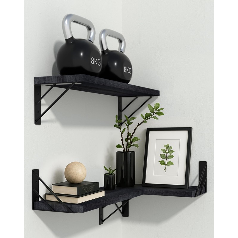 BAYKA Wall Shelves for Bedroom Decor, Floating Wall Shelves for