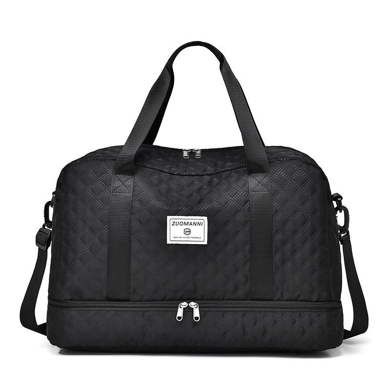 Lightweight Large Capacity Duffle Bag, Stylish Argyle Design, Perfect Carry