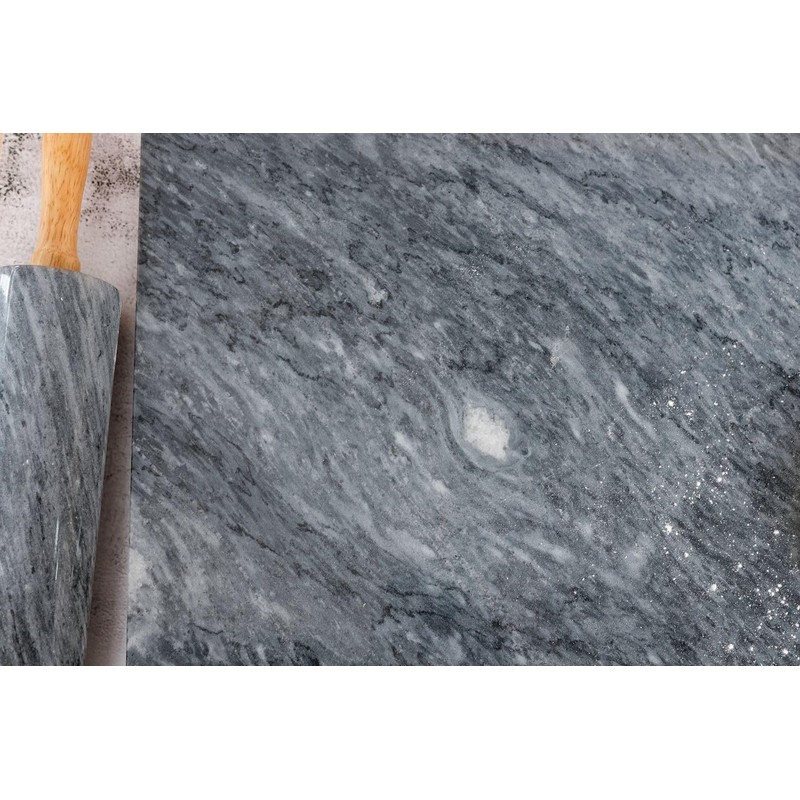 JEmarble Starry Night Pastry Board, 12-inch Length, Gray