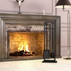 Fire Beauty Fireplace Tools, 5 Pieces Fireside Accessories Fire Kit