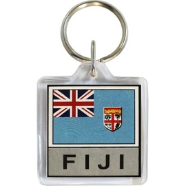 Flagline Fiji - Country Lucite Key Ring