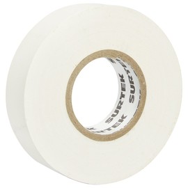 Surtek 138013 Cinta para aislar blanca 19 mm x 9 m
