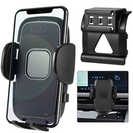 szyuchen Car Cell Phone Holder Mount for Hyundai Sonata 2023 2022 2021 2020 Accessories, Dashboard & Air Vent Bracket with Custom Base Compatible for 4.0"-7.0" Cell Phones