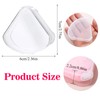 Yuanchu 8Pcs Powder Puffs Holder Cases, Triangle Makeup Puff Container