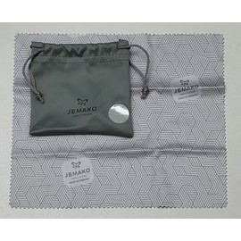 Jemako Glasses Cloth – Design Geometry – Grey