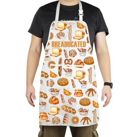 CENWA Apron - Funny Sourdough Baking Gift - Breaducated UK - Unisex Adults - Kitchen/Cooking - Bakers, Bread Enthusiasts, UK-Based