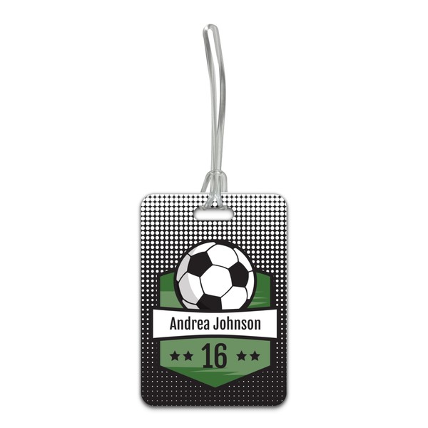 Personalized Soccer Bag Tag / 2.75" x 4" Custom sports