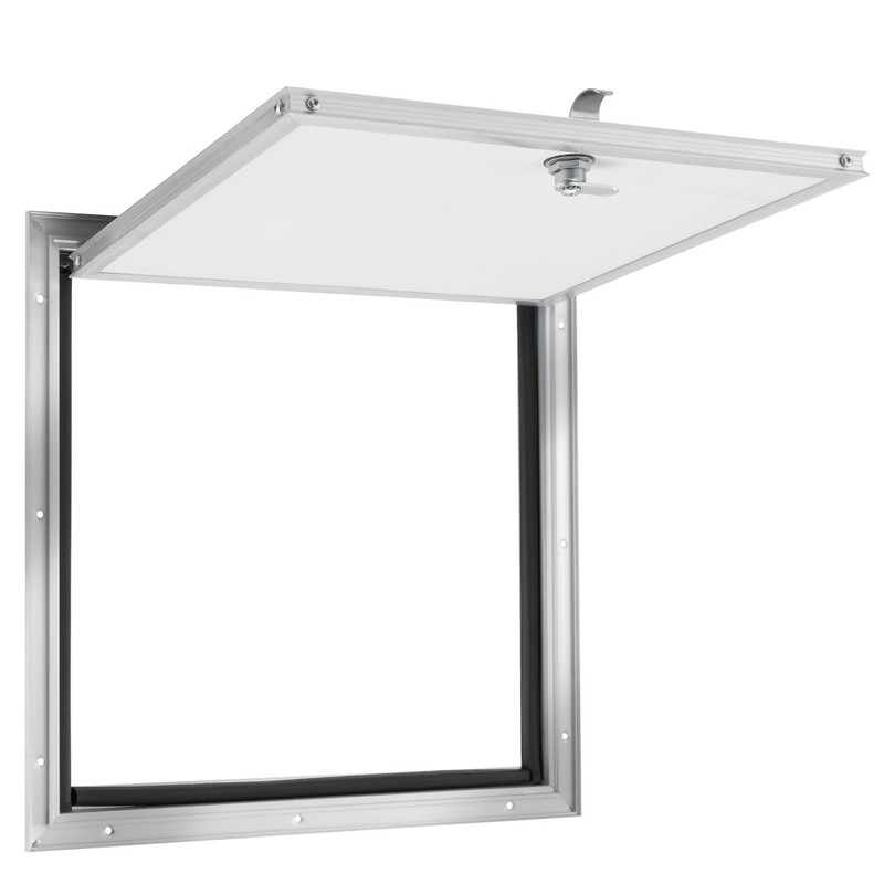 Tough Grade Aluminum Diamond Plate Compartment Door with Lock |