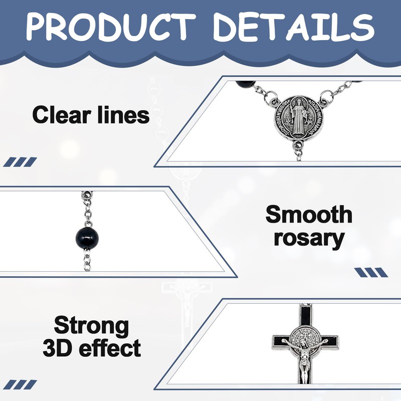 Steering Wheel Rosary Charm, Black Classic Icon Symbolic Disc Pendant,