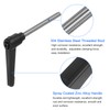 sourcing map 2pcs Clamping Lever Handles, M6 x 70mm 304