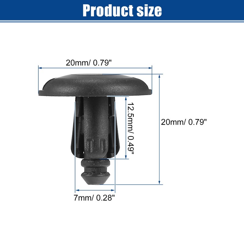 ACROPIX Toyota 4Runner 2003-2009 Car Radiator Cover Retainer Clip Push