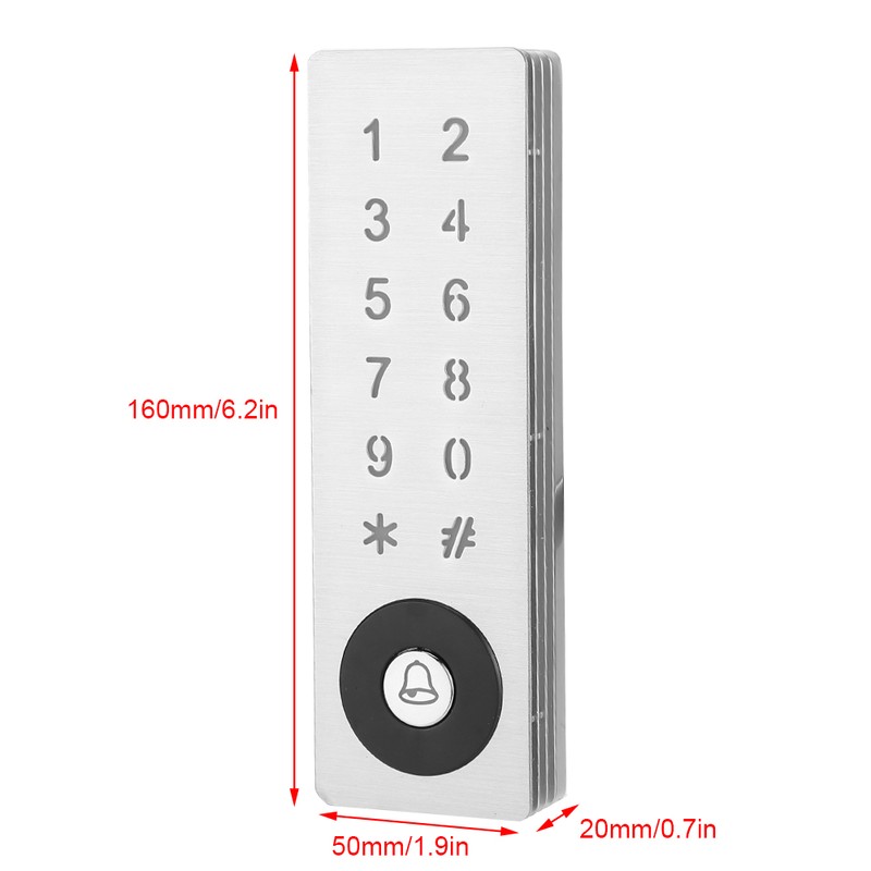R372 Metal Waterproof Home Wiegand Card Password Door Entry Access