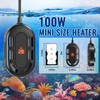 Luxvista 100W Aquarium Heater with LED Digital Display, Temperature Adjustable
