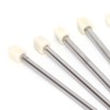 22Pcs Knitting Needles Stainless Steel Straight Single Pointed HandMade Wool
