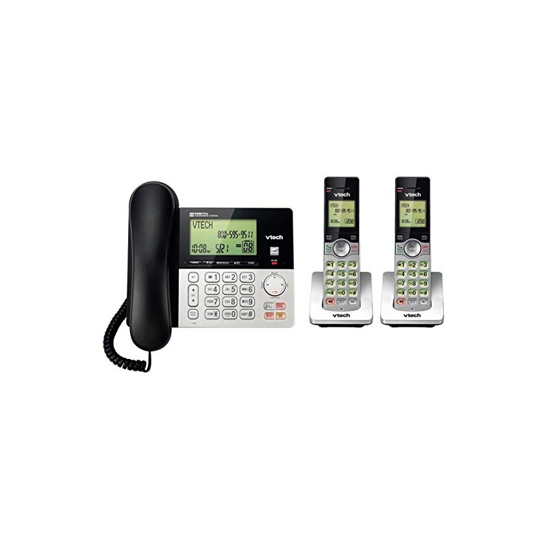 2 Handset Cordless/Corded Digital Answering System (CS6949-2)