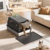 L8 Max-XXXL Stainless Steel Litter Box with Lid, 28" L